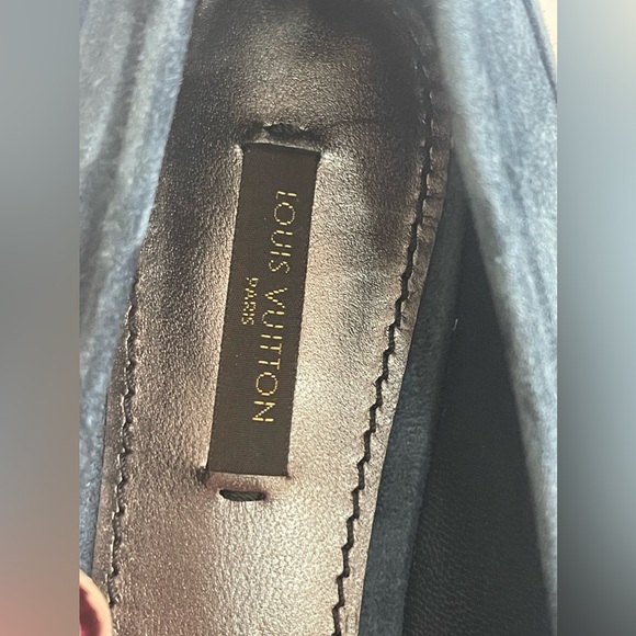 Unused Louis Vuitton Azul Talla Butterfly Flats Shoes - Picture 4 of 10